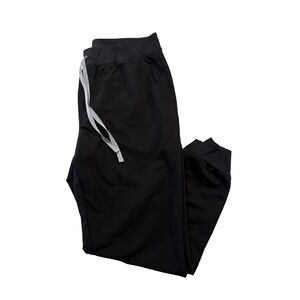 FIGS High Waist Zamora Jogger Scrub Pants Black Technical Collection Size 2XL